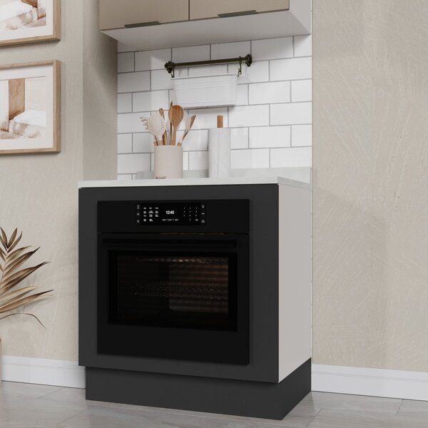 Balcão Forno De Embutir 80cm Com Tampo E Rodapé Ipanema Cabec