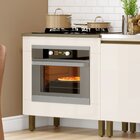 Balcão Forno De Embutir Com Tampo Cooktop 100% Mdf Aurora Esp