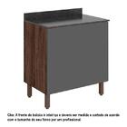 Balcão Forno De Embutir Kali Premium Com Tampo Mdf 15mm - Nic