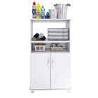 Balcao Forno E Microondas Branco Cor Branco Premium - Estilo