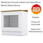 Balcao Forno Embutir Com Tampo 80cm Americana Henn