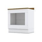 Balcão Forno Embutir Com Tampo Emily Espresso Móveis