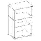 Balcão Forno Micro-ondas Lia 2 Portas Branco