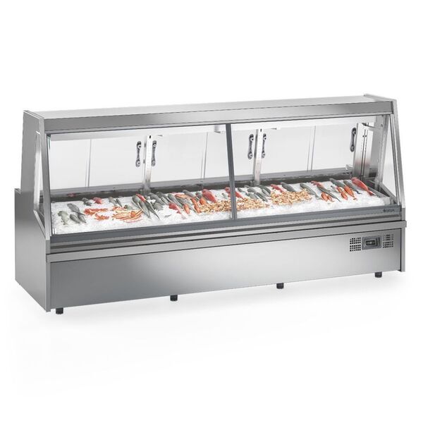 Balcão Frigorífico Peixaria Standard Gapx300a Inox Gelopar 22