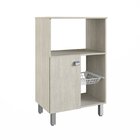 Balcão Fruteira 1 Porta 1 Cesta Grigio