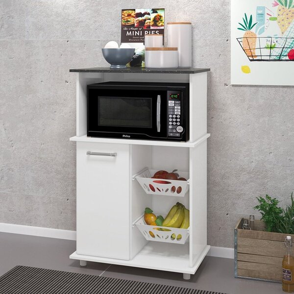 Balcão Fruteira 1 Porta Malu Nicioli Branco Uv