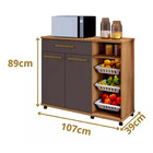 Balcão Fruteira 2 Portas 1 Gaveta Salinas Arte Móveis