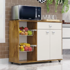 Balcão Fruteira Renata Microondas Bebedouro 2 Portas 1 Gaveta