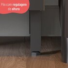 Balcão Gabinete 120cm Para Pia 2 Gavetas Avelã  Mel/grafite