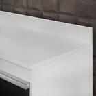 Balcão Gabinete 180cm Com Tampo Dallas Branco - Lumil