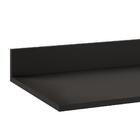 Balcão Gabinete 180cm Com Tampo Dallas Preto/cinza - Lumil