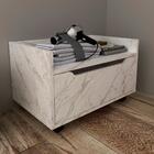 Balcao Gabinete 60 Cm 1 Gaveta E 4 Rodizios Bn3647 Tecno Mobi