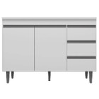 Balcão Gabinete Andréia Com Tampo 120cm 2 Portas E Armário Aé