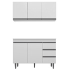 Balcão Gabinete Andréia Com Tampo 120cm 2 Portas E Armário Aé