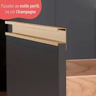 Balcão Gabinete Bárbara 1200mm Para Pia 2 Portas Freijó E Gra