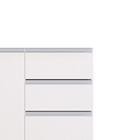 Balcão Gabinete Com Tampo 120cm 3 Portas Branco - Fdecor