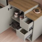 Balcão Gabinete De Banheiro Suspenso 60 Bahamas Com 1 Porta E