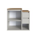 Balcão Gabinete De Banheiro Suspenso 60 Bahamas Com 1 Porta E