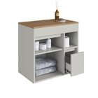 Balcão Gabinete De Banheiro Suspenso 60 Bangladesh Com 1 Port