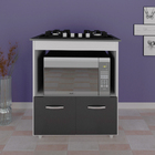 Balcão Gabinete De Cozinha Para Fogão Cooktop 4 Bocas E Forno