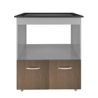 Balcão Gabinete De Cozinha Para Fogão Cooktop 5 Bocas E Forno