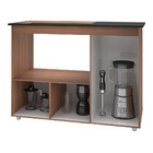 Balcão Gabinete De Cozinha Para Fogão Cooktop 5 Bocas E Forno