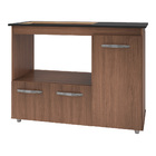 Balcão Gabinete De Cozinha Para Fogão Cooktop 5 Bocas E Forno