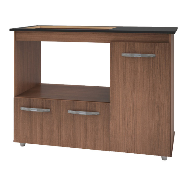 Balcão Gabinete De Cozinha Para Fogão Cooktop 5 Bocas E Forno