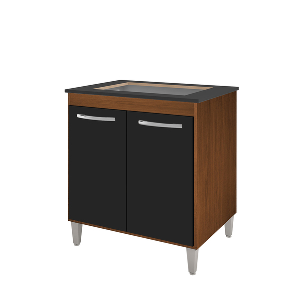 Balcão Gabinete De Cozinha Para Fogão Cooktop Jade 4 Bocas Mo