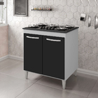 Balcão Gabinete De Cozinha Para Fogão Cooktop Jade 5 Bocas Mo