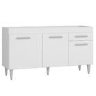 Balcão Gabinete De Pia 150cm 3 Portas Montreal Lumil Móveis