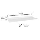 Balcão Gabinete De Pia 150cm 4 Portas 2 Gavetas Com Tampo Lis