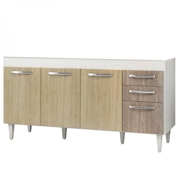 Balcão Gabinete De Pia 160cm 04 Portas 02 Gavetas