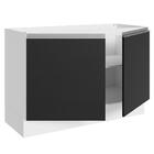 Balcão Gabinete De Pia Armário De Cozinha 100% Mdf 120 Cm 2 P