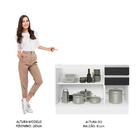 Balcão Gabinete De Pia Armário De Cozinha 100% Mdf 120 Cm 3 P