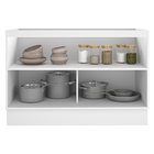 Balcão Gabinete De Pia Armário De Cozinha 120 Cm 2 Portas Bra