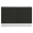 Balcão Gabinete De Pia Armário De Cozinha 120 Cm 2 Portas Bra