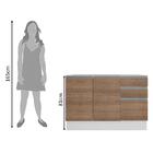 Balcão Gabinete De Pia Armário De Cozinha 120 Cm 2 Portas E 3