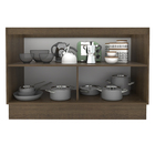 Balcão Gabinete De Pia Armário De Cozinha 120 Cm 2 Portas Gla