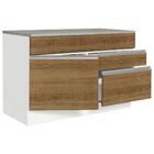 Balcão Gabinete De Pia Armário De Cozinha 120 X 60 Cm 1 Porta