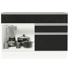 Balcão Gabinete De Pia Armário De Cozinha 120 X 60 Cm 1 Porta