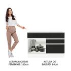 Balcão Gabinete De Pia Armário De Cozinha 120 X 60 Cm 1 Porta