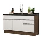 Balcão Gabinete De Pia Armário De Cozinha 150 Cm 2 Gavetas 2