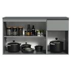 Balcão Gabinete De Pia Cozinha 3 Portas 1 Gaveta Suspenso Cin