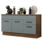 Balcão Gabinete De Pia Cozinha 150 Cm 2 Gavetas 2 Portas (com