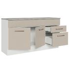 Balcão Gabinete De Pia Cozinha 150 Cm 2 Gavetas 2 Portas (com