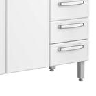 Balcão Gabinete De Pia Evidence Aço Bertolini 2 Portas 4 Gave