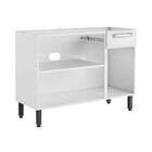 Balcão Gabinete De Pia Evidence Aço Bertolini 3 Portas 1 Gave