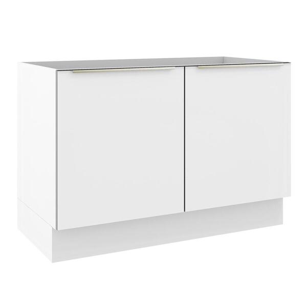 Balcão Gabinete De Pia Madesa Lux 120 Cm 2 Portas (sem Tampo)