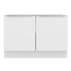 Balcão Gabinete De Pia Madesa Lux 120 Cm 2 Portas (sem Tampo)